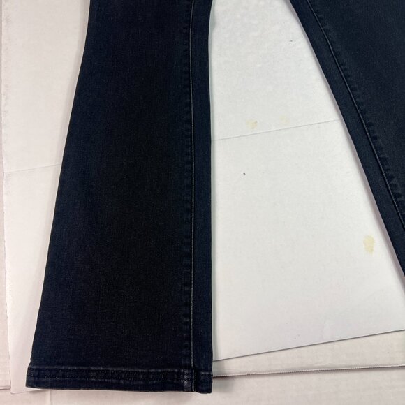 Prana Jeans Womens 28x31* Low Rise Boot Cut Slim Black Faded Stretch Denim Tag 4 - Picture 6 of 16